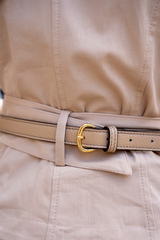 Sac banane en cuir Friend Ceinture - Nude