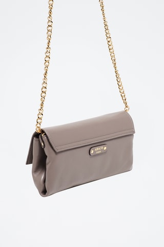 Sac bandoulière en cuir Gala - Taupe