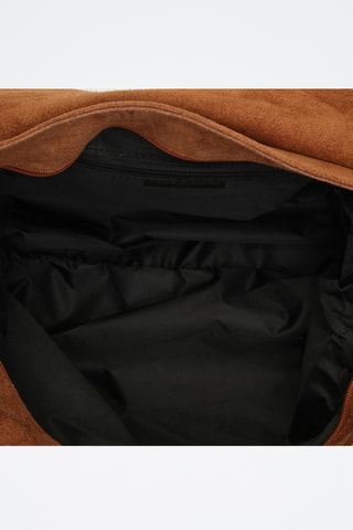 Sac bandoulière en nubuck Ana - Camel