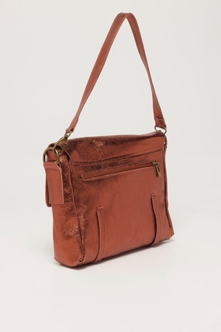 Sac bandoulière en cuir Nyle - Orange