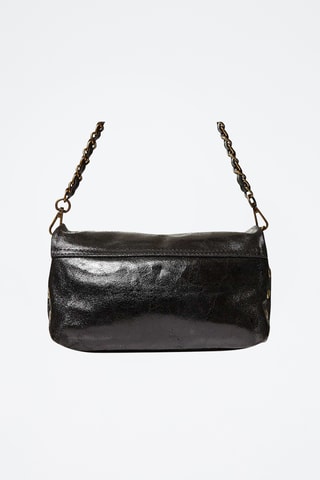 Sac bandoulière en cuir Hero - Noir