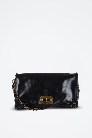 Sac bandoulière en cuir Hero - Noir