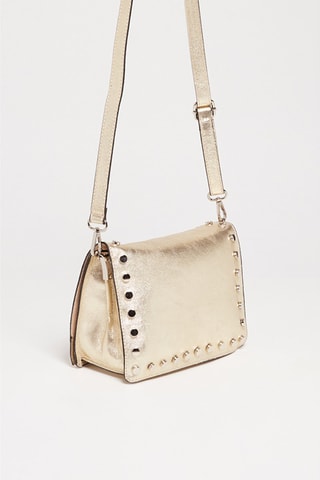 Sac bandoulière en cuir Iris - Doré