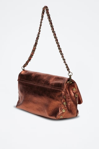 Sac bandoulière en cuir Hero - Doré