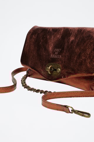 Sac bandoulière en cuir Hero - Doré