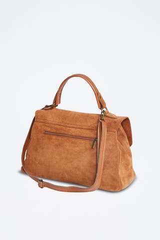 Sac à main en nubuck Mick Frange - Camel