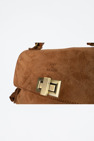 Sac à main en nubuck Neva  - Camel