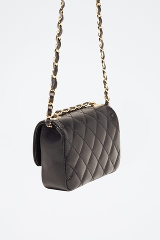 Sac bandoulière en cuir Avila - Noir