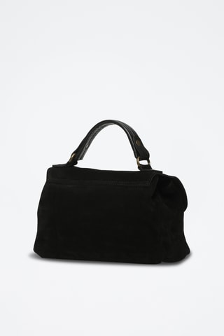 Sac bandoulière en nubuck Louis Frange - Marron