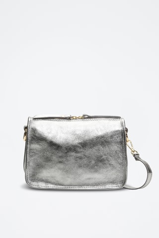 Sac bandoulière en cuir Vero - Argenté et doré