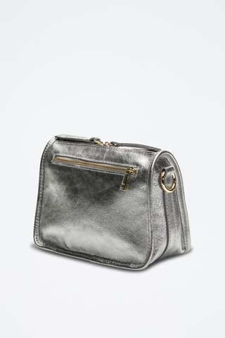 Sac bandoulière en cuir Vero - Argenté et doré