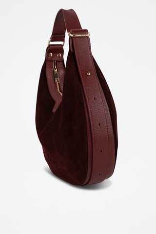 	Sac à main en cuir Siana  - Bordeaux