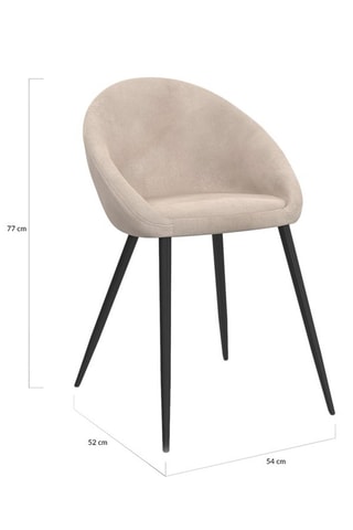 4 chaises Dory - 54 x 77 x 52 cm