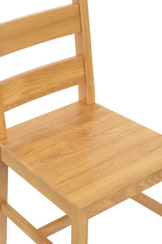 4 chaises en pin Alfie - 40 x 90 x 46 cm