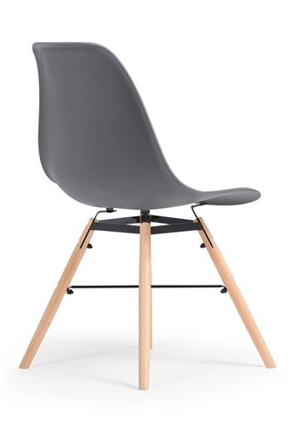 2 chaises Arkken -  Gris et naturel