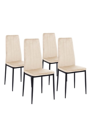 4 chaises Jade - 39 x 96 x 41,5 cm