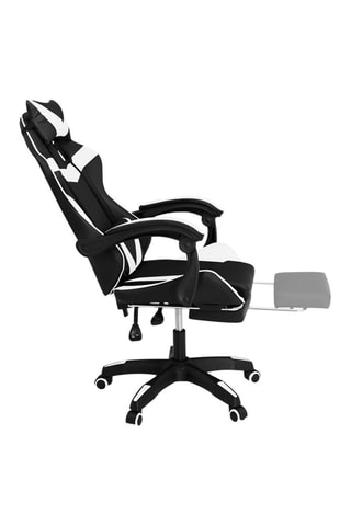 Fauteuil à roulettes - Noir et blanc