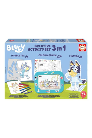 Kit d’activités créatives 3-en-1 Bluey - 30 pièces - Dès 3 ans