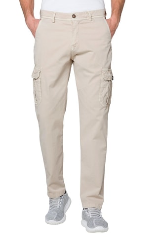 Pantalon cargo slim Jasper - Beige