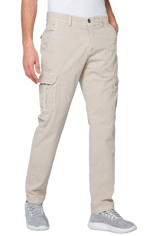Pantalon cargo slim Jasper - Beige