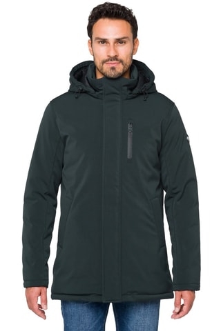 Parka à capuche Nusakan - Vert foncé