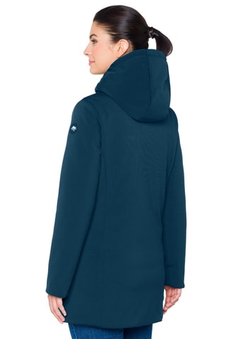 Parka à capuche Jaqueline - Bleu pétrole