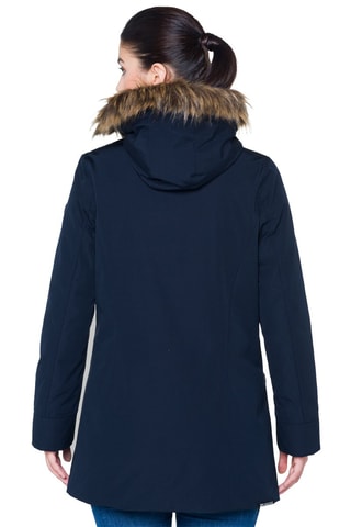Parka à capuche Mathilde - Bleu marine