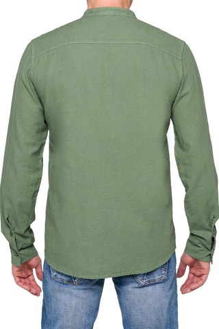 Chemise regular en lin Tongareva - Vert