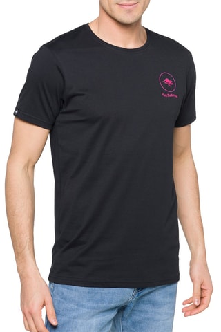 T-shirt regular Flame - Noir