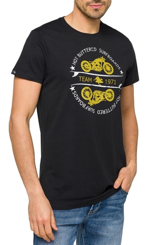 T-shirt regular Thunder - Noir