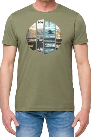 T-shirt regular Break - Vert