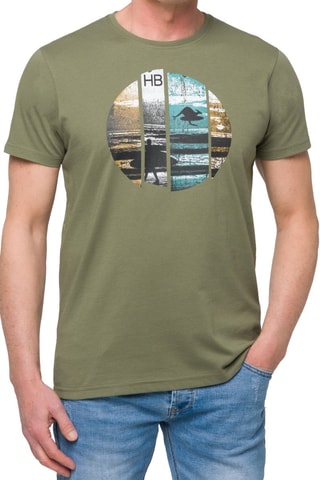 T-shirt regular Break - Vert