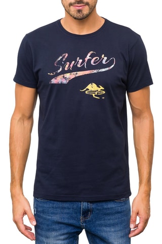 T-shirt Surfer - Bleu marine