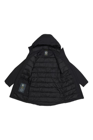 Parka regular à capuche - Noir