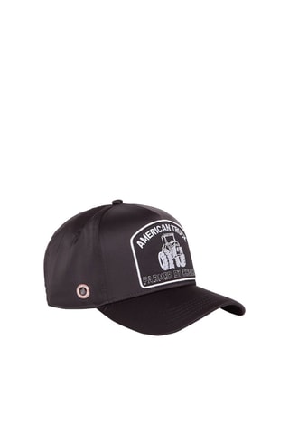 Casquette Satin Patch - Noir