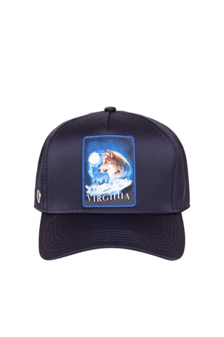 Casquette Satin Patch - Bleu marine