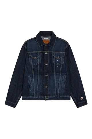 Veste en jean Trucker - Bleu foncé