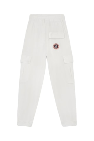 Pantalon cargo - Blanc