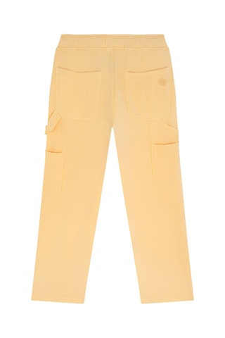 Pantalon wide legs en coton biologique - Jaune pâle