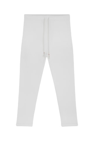 Jogging en coton biologique - Blanc