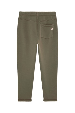 Jogging en coton biologique - Kaki foncé