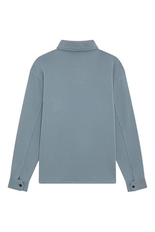 Surchemise en coton biologique - Bleu gris