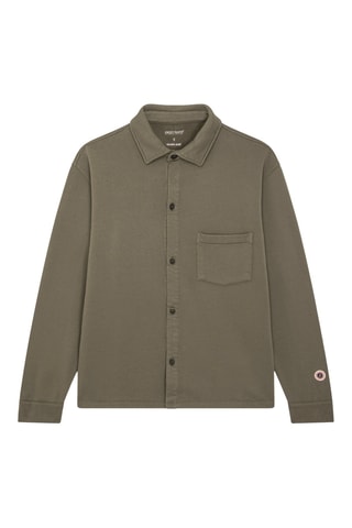 Surchemise en coton biologique - Kaki foncé