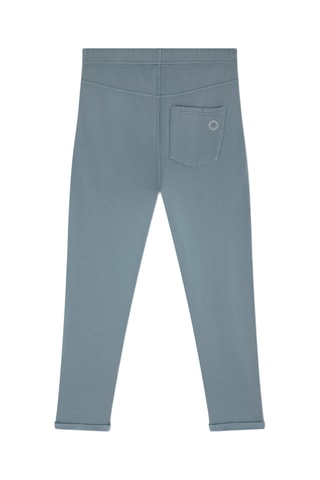 Jogging en coton biologique - Bleu gris