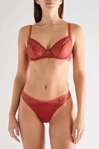Soutien-gorge - Rouge brique