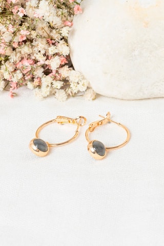 Boucles d'oreilles Valana Labradorites