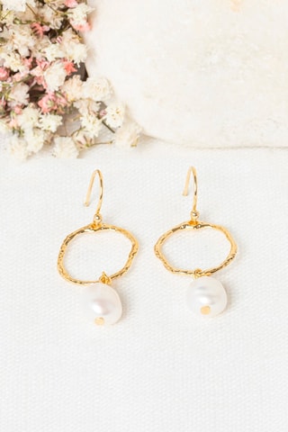 Boucles d'oreilles Quitterie Perles d'eau douce