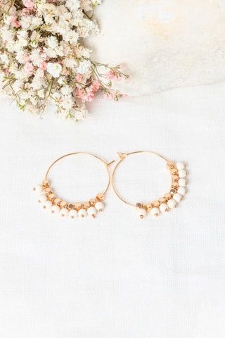 Boucles d'oreilles Cruz Pin blanc