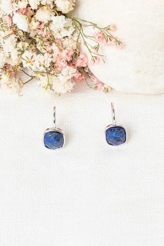 Boucles d'oreilles Ella  Lapis-lazulis