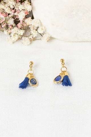Boucles d'oreilles Johanna Lapis-lazulis